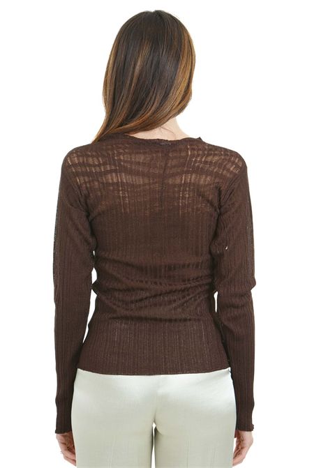 Maglia scollo dritto traforata ATTIC AND BARN | Maglie | VIGO-ATKN001-AT300660